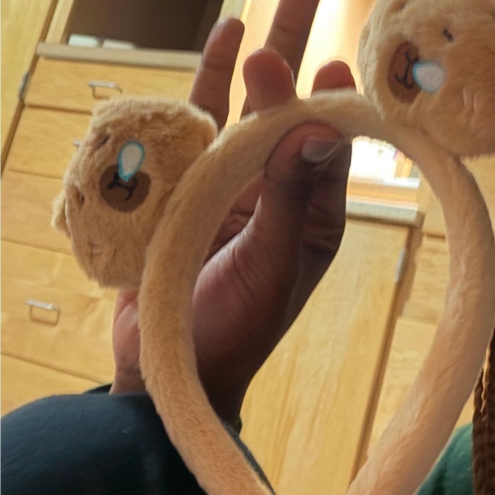 Brown Bear Ears Headband for Pets